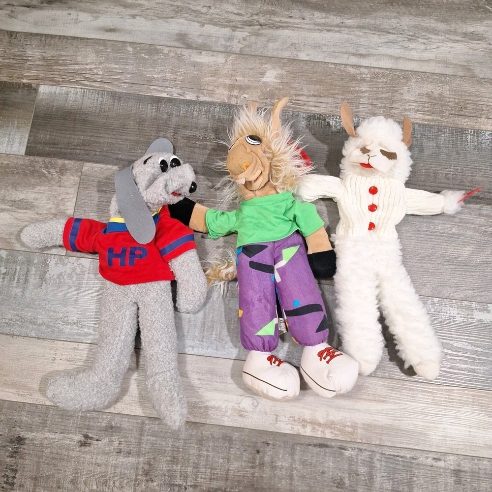 Lamb Chop's Play Along Puppet Lamb Chop Charlie Horse Hush Puppy Shari Lewis 90s